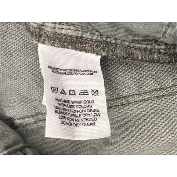 Free People Gray Distressed Denim Cut Off Jean Shorts 27 Button Fly - Picture 6 of 8